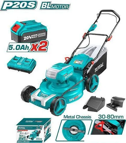 Газонокосилка Total TLMLI20182 (с 2-мя АКБ)
