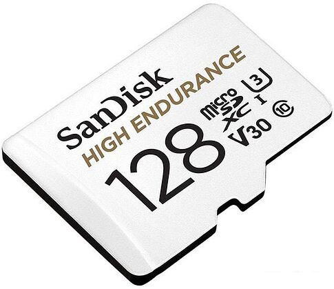 Карта памяти SanDisk High Endurance microSDXC SDSQQNR-128G-GN6IA 128GB (с адаптером)
