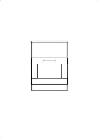 Тумба Mio Tesoro Сириус 2.02.03.010.3 (дуб сонома)