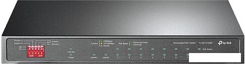 Неуправляемый коммутатор TP-Link TL-SG1210MP