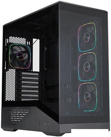 Корпус 1stPlayer GM7 ARGB GM7-BK-3FN7R-1FN7 (черный)
