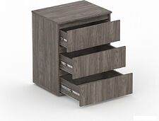 Комод Кортекс-мебель Бари 60 3ш (орех элия/орех элия/дуб сонома)