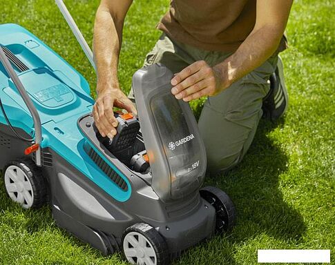 Газонокосилка Gardena PowerMax 32/36V P4A 14621-20 (с 2-мя АКБ)