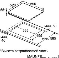 Варочная панель MAUNFELD CVI594STBK Варочная панель MAUNFELD CVI594STBK