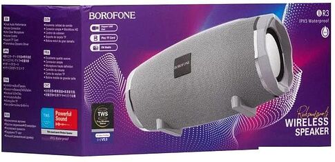 Беспроводная колонка Borofone BR3 (серый)