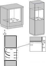 Электрический духовой шкаф ZorG Technology BEEC7 (черный)