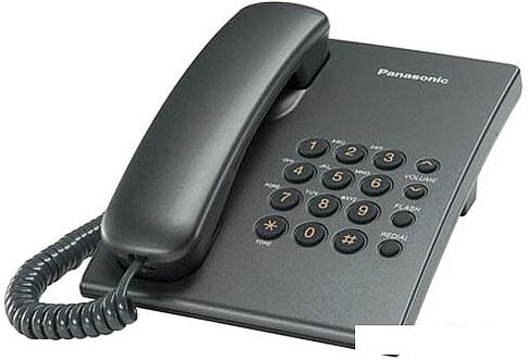 Проводной телефон Panasonic KX-TS2350RUT (титановый)
