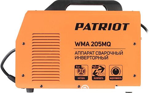 Сварочный инвертор Patriot WMA 205 MQ