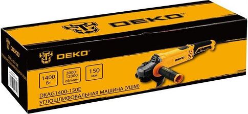 Угловая шлифмашина Deko DKAG1400-150E 083-1029
