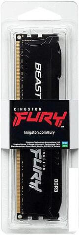 Оперативная память Kingston FURY Beast 4GB DDR3 PC3-12800 KF316C10BB/4