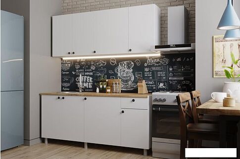 Готовая кухня НК-Мебель Деми 180 76144509 (белый)