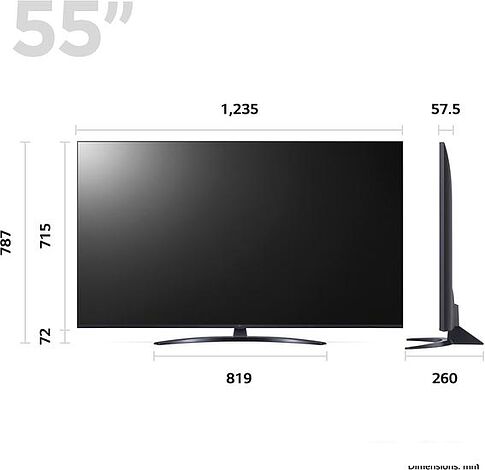 Телевизор LG UR81 55UR81006LJ