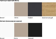 Тумба Crafto Вера 03 90x40x75 (графит)