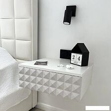 Тумба Shtabe Simple 7000 эко (травертин/белый)