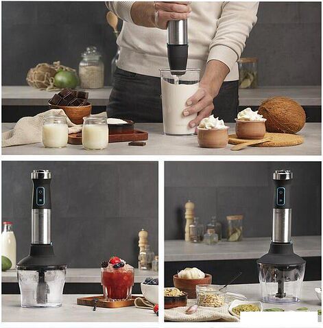 Погружной блендер Cecotec Power TitanBlack 1500 XL Cream&Crush