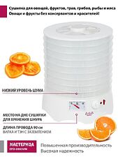 Сушилка для овощей и фруктов Мастерица EFD-0903VM (с прозрачными поддонами) Сушилка для овощей и фруктов Мастерица EFD-0903VM (с прозрачными поддонами)
