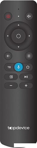 Телевизор Topdevice 24" SMART TV YаOS 03 (черный)