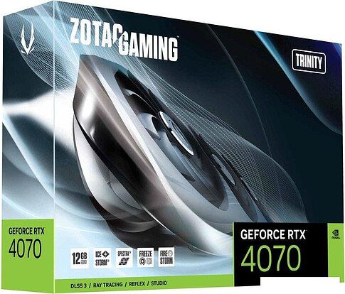 Видеокарта ZOTAC GeForce RTX 4070 Trinity ZT-D40700D-10P