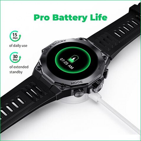 Умные часы Black Shark S1 Pro (черный/серый)