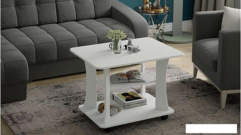 Журнальный столик Трия Тип 8 (белый ясень)