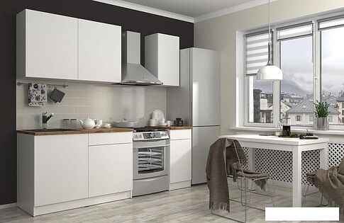 Готовая кухня ЭлиГард Urban 1.6 (белый)