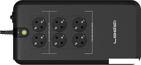 Источник бесперебойного питания IPPON Back Verso New 800 800VA