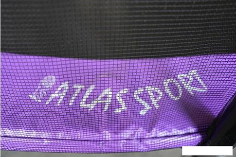 Батут Atlas Sport 140 см - 4.5ft (внешняя сетка, сливовый)