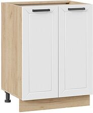 Шкаф напольный Трия Лорас 1Н6 (дуб крафт золотой/холст белый) Шкаф напольный Трия Лорас 1Н6 (дуб крафт золотой/холст белый)