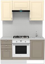 Шкаф напольный Горизонт Ева 50 (мокко софт)