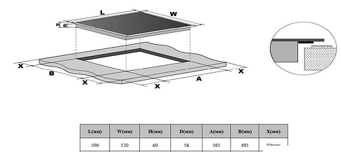 Варочная панель Weissgauff HI 642 BYC