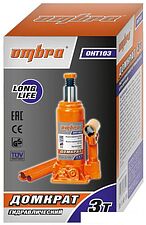 Бутылочный домкрат Ombra OHT103 3т