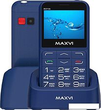 Кнопочный телефон Maxvi B231ds (синий)