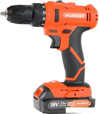 Дрель-шуруповерт Patriot BR 187UES (с 2-мя АКБ, кейс)