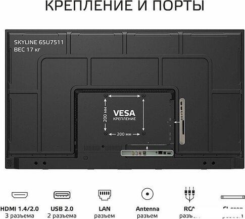 Телевизор Skyline 65U7511