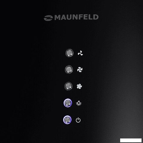 Кухонная вытяжка MAUNFELD Lee Light Isla 35 (черный, в одной коробке)