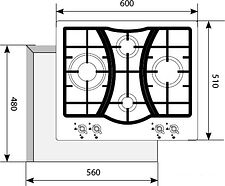 Варочная панель LEX GVE 643C IV