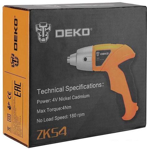 Электроотвертка Deko ZKS4 SET 10 063-4113