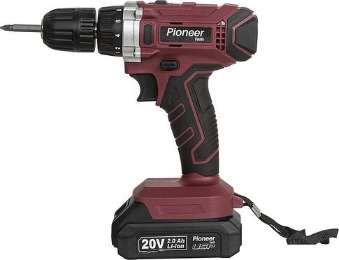 Дрель-шуруповерт Pioneer CD-M2012C-USP (с 2-мя АКБ, кейс, оснастка)