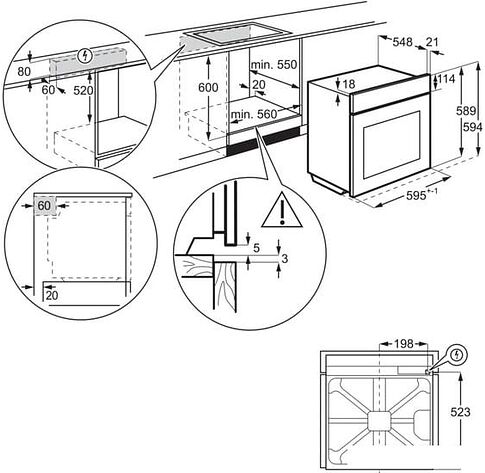 Электрический духовой шкаф Electrolux OEM3H40TX