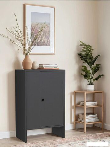 Тумба Mio Tesoro Мини 1 дверь 2.07.03.090.2 (черный)