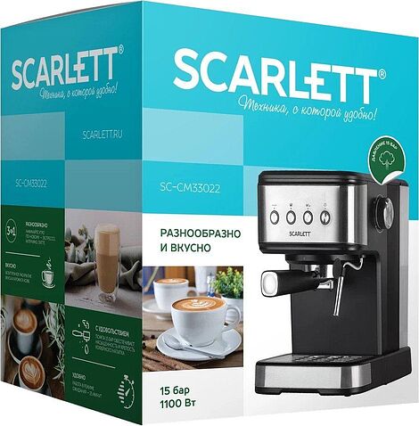 Рожковая кофеварка Scarlett SC-CM33022
