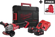 Угловая шлифмашина Milwaukee FSAG125XBMC-502X 4933499453 (с 2-мя АКБ, кейс)