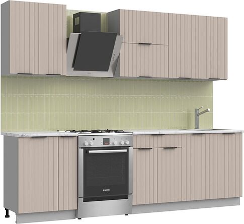 Готовая кухня Arvento АНТА-плюс 2м (капучино)