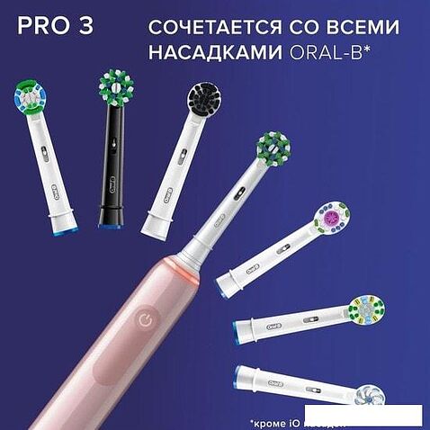 Электрическая зубная щетка Oral-B Pro 3 3500 Cross Action D505.513.3X