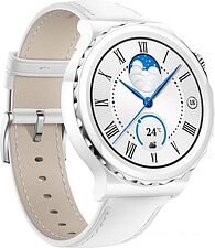 Умные часы Huawei Watch GT 3 Pro Ceramic 43 мм (белый/кожа) Умные часы Huawei Watch GT 3 Pro Ceramic 43 мм (белый/кожа)