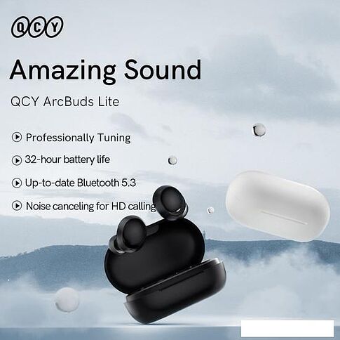 Наушники QCY ArcBuds Lite (черный)