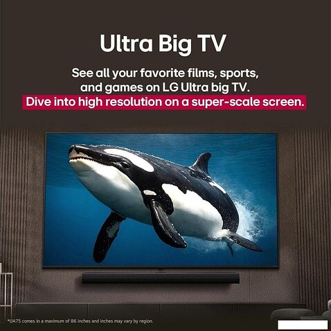 Телевизор LG UHD AI UA75 50UA75009LA