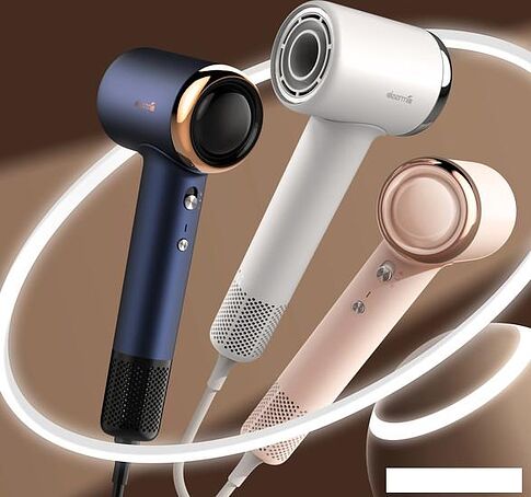 Фен Deerma DEM-CF50W (розовый)