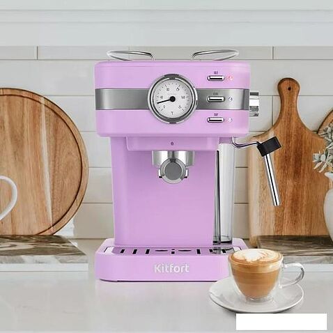 Рожковая кофеварка Kitfort KT-7258