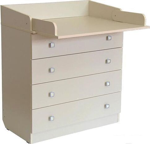 Комод Фея 1580 ЛДСП (слоновая кость)